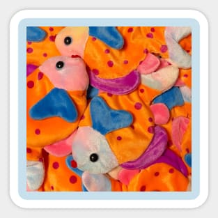 Lips the fish Beanie Babie Sticker